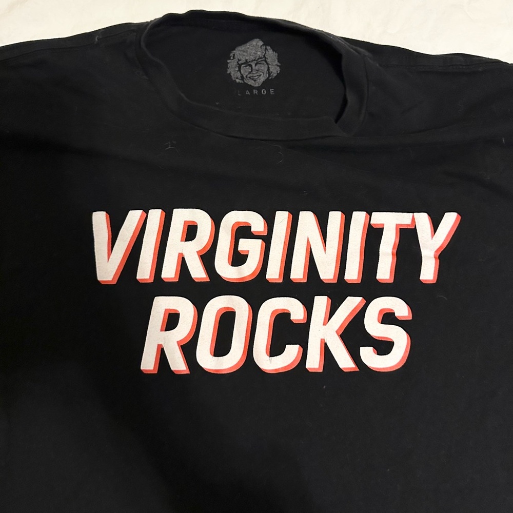 Virginity Rocks Tee Size L - Picture 2 of 3